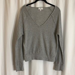 Gray sweater shirt